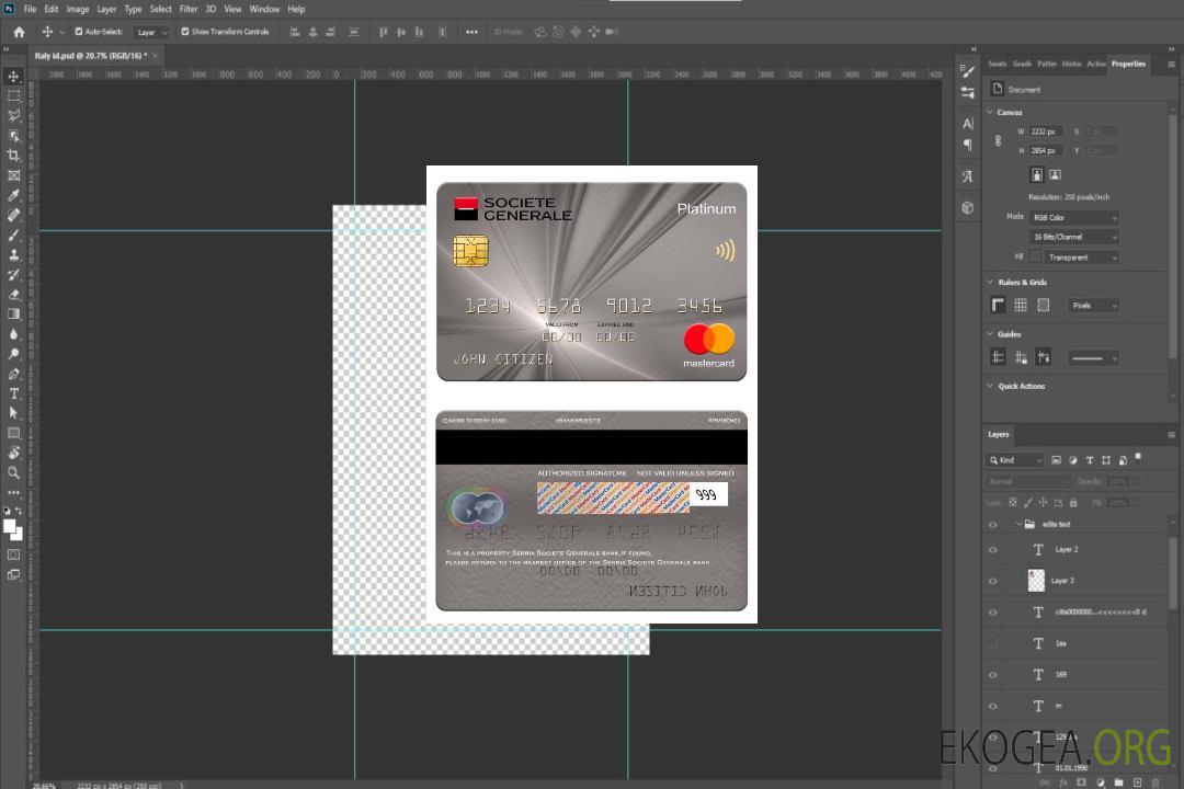 Serbie Mastercard Platinum de la banque Société Générale template Serbie Mastercard Platinum de la banque Société Générale template